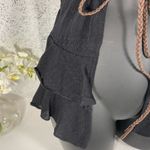 belle du jour  Black Sweater Vest with Rope Belt Photo 7