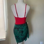 Women’s swimsuit set/ one piece and sarong bikini wrap Red Photo 6