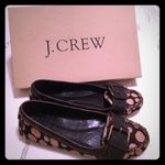 J.Crew  Italian Haircalf Flats Photo 3