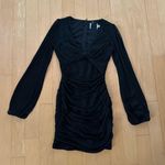 Princess Polly remmey long sleeve metallic mini dress with sheer sleeves Photo 1