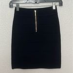 Bebe  Bodycon Mini Skirt Black Size XS Photo 6