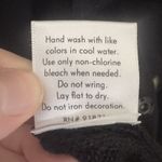 VTG Norm Thompson Knit Cardigan Sweater Christmas Poinsettia Cardinal Med Petite Black Photo 5