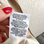 DKNY midi coat long blazer duster lightweight beige tan size medium women Photo 13