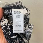 Nation Ltd  Black Snakes Print Satin High Rise Pull On Jogger Pants Size Small‎ Photo 8