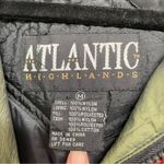 Vintage Atlantic Highlands Black & Green 1990s Parka Coat Womens M Patchwork Size M Photo 2