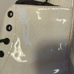 Wonder Nation  size 5 white with sparkles patent leather zip up fashion boots​ Photo 4