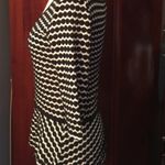 Max Studio - Black and white peplum top Photo 1