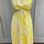 Jones New York Sunshine Yellow A-Line MIDI Dress Size 4 Great Spring Dress Photo 9