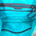 Michael Kors Kelsey Tote Turquoise Blue Nylon Travel Large Shoulder Bag Purse Photo 8