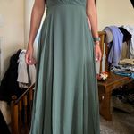 Birdy Grey Green ( Sea Glass) Bridesmaid Dress Photo 4