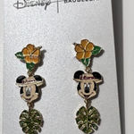 BaubleBar Disney  Minnie Mouse Tropical Hibiscus Flower Drop Earrings | Gift Photo 0