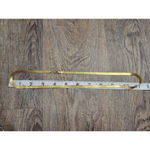 Patterned Herringbone Gold Simple Classic Necklace Long Photo 6