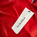 Eileen Fisher  Orange Classic Collar Cotton Poplin Shirt Dress Hi-lo size Medium Photo 11