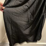 Meshki  Sydney Straight Neck Slip Maxi Dress, Black, Size L Photo 4