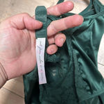 Urban Outfitters  Green Satin & Lace Corset Bustier Bodysuit Out from Under Sz XS Photo 8