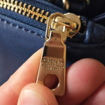 DKNY  Blue Genuine Leather Adjustable Crossbody Classic Designer Crossbody Bag Photo 6