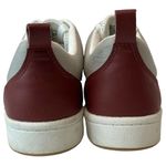 Universal Threads Universal Thread Shoes Womens 8 Rena Sneakers Star Lace Up Maroon White Photo 2