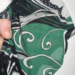 Vintage Y2K Top Women Size M Green Black Bling Sequin Bratz Milkmaid Babydoll Size M Photo 5