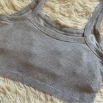 Alo Yoga Ribbed Crop Whisper Bra Tank Top Photo 4