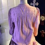 Eyelet Lace Baby Doll Dress in Dusty Rose 3/4 Sleeve. Layered Pink Size M Photo 3