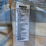 Barbour  Summer Millcross Dress Cotton Linen Plaid Midi Size 6 Photo 5