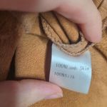Love & Liberty Lamb Skin Leather Top Brown Tan Size 0 Photo 3