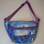 Fanny Pack Women Holographic Multicolor Festival Rave Belt Bag Waist Pack Kawaii Purple Photo 0