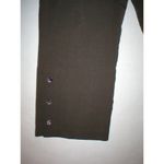 Coldwater Creek New NWT $129 Robert Kitchen Side Vent Pants Womens 6 Brown Crop Photo 4