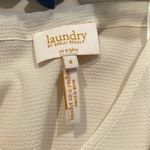 Laundry by Shelli Segal White Cut Out Women's Top Size 4 Photo 4