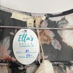 Mystree  Sheer Floral‎ Lace Up Blouse Photo 1