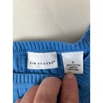 kim rogers  Women's Blue 100% Cotton Cable Knit Crew‎ Neck Sweater Small Photo 1