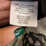 Modcloth  Gold Skull Metallic Mini Skirt Glam Punk Party Rock Chic Size 8 Photo 6