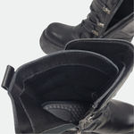 Women's Punk Gothic Goth Chunky Platform Black Combat Moto Boots Size 41 Photo 7