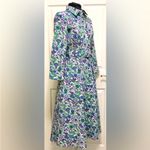 Talbots NWT  Fit & Flare Spring Fleur Poplin Shirt Dress with Belt 2 Photo 8