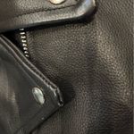 Leather King Sz XS Biker Style Braided Light Quilted Riding Leather Jacket Nice Black Photo 5