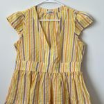 Lemlem ‎ Bekele Flutter Sleeve Mini Dress in Yellow Size: M Photo 1