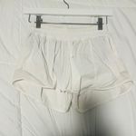Lululemon White  4 Inch Hotty Hot Shorts Photo 0
