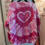 Urban Outfitters  Tie-Dye Heart Crewneck Photo 0