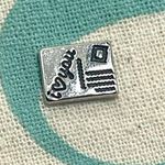 Origami Owl Living Lockets HTF Retired I love You Postcard Floating Charm Photo 0