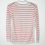 Gap Factory striped V neck sweater size S Red Photo 1