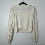 Cleobella Anthropologie Revolve  White Knit Sweater Size XS Cottagecore Photo 1
