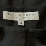 Trina Turk  Women’s Size 8 Black Wide Leg Trousers Dress Pants Photo 3
