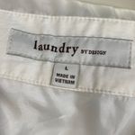 Laundry by Design Ivory Trench Coat | | Belted Double Breasted Jacket L Photo 4