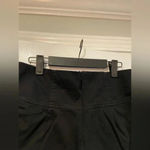 Grass Collection  Black Cotton Stretch Mini Pencil Skirt Back Slit Zip Size 9 Photo 7