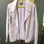 Women's Alfani Asymmetrical Blazer in Lightest Lilac Size 2X Purple Photo 6