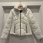 Guess Pearl White Quilted Puffer Ski Winter Jacket Size Large Photo 1