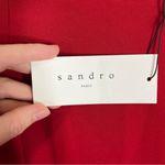 Sandro NWT  Yoko Red Mini Dress Size 2 Photo 4