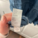 Anthropologie  Pilcro Flounced Tunic Dress Chambray Denim Photo 4