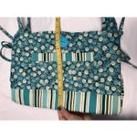 Handmade  Green Teal Fabric Purse Photo 6