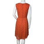 Hi there from Karen Walker US 0 Red Orange Floral Dress Sleeveless Office Casual Photo 3